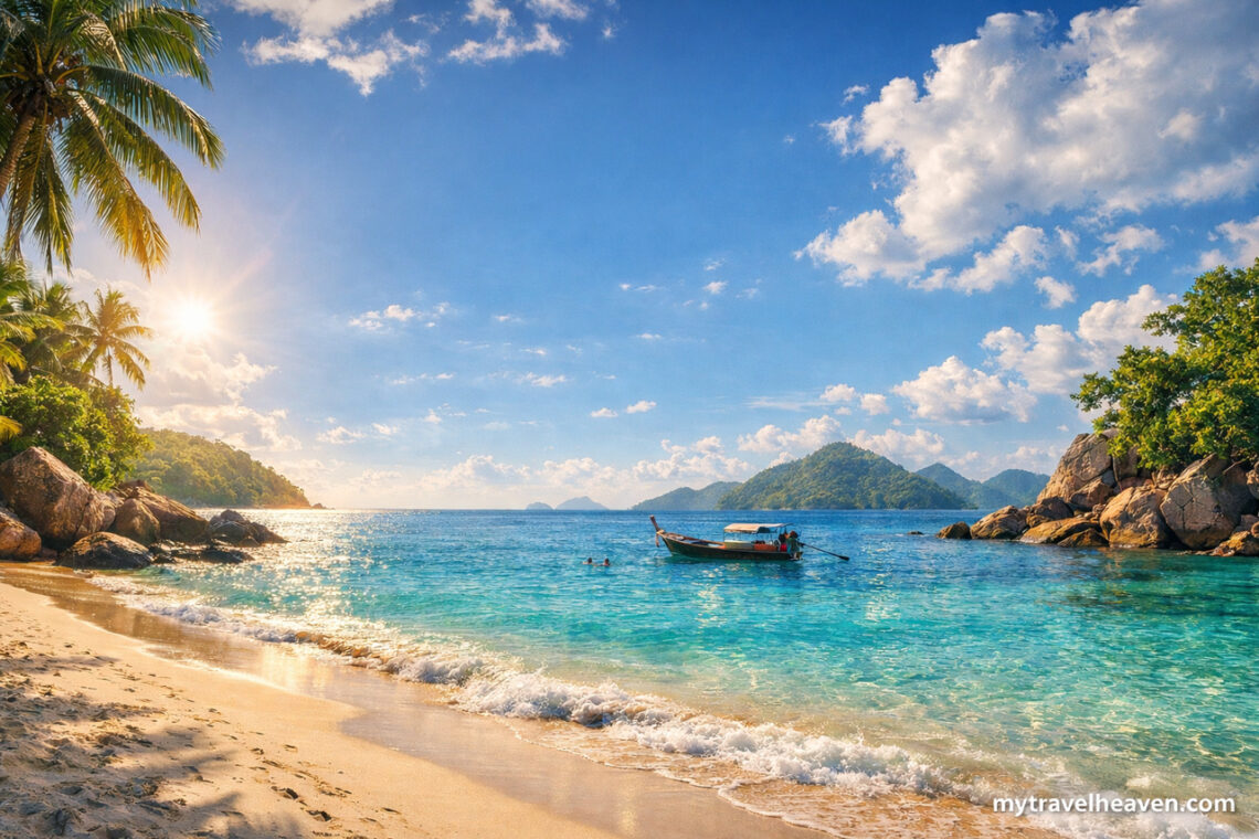 Most beautiful beaches in the world with turquoise water and white sand