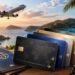 Best travel rewards credit cards in 2026 with airplane and passport.
